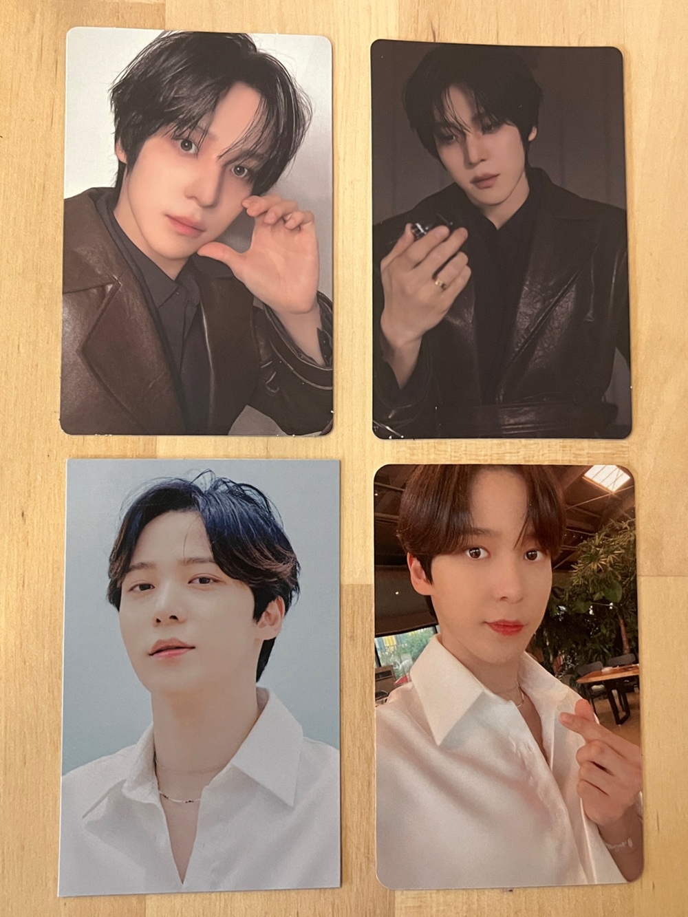 Set of 4 OFFICIAL Yunho of Ateez photocards (Set # 2) Jeong Yunho